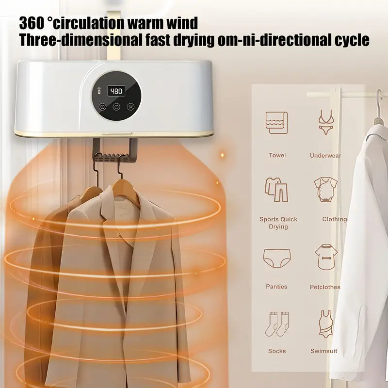 Portable Clothes Folding Dryer Portable Dryer (1 Pc)
