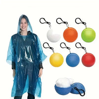 Portable Waterproof Raincoat Balls (1 Pc Multicolor)