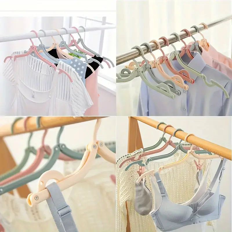 Travel Hangers Portable Folding Clothes Hangers (1 Pc)