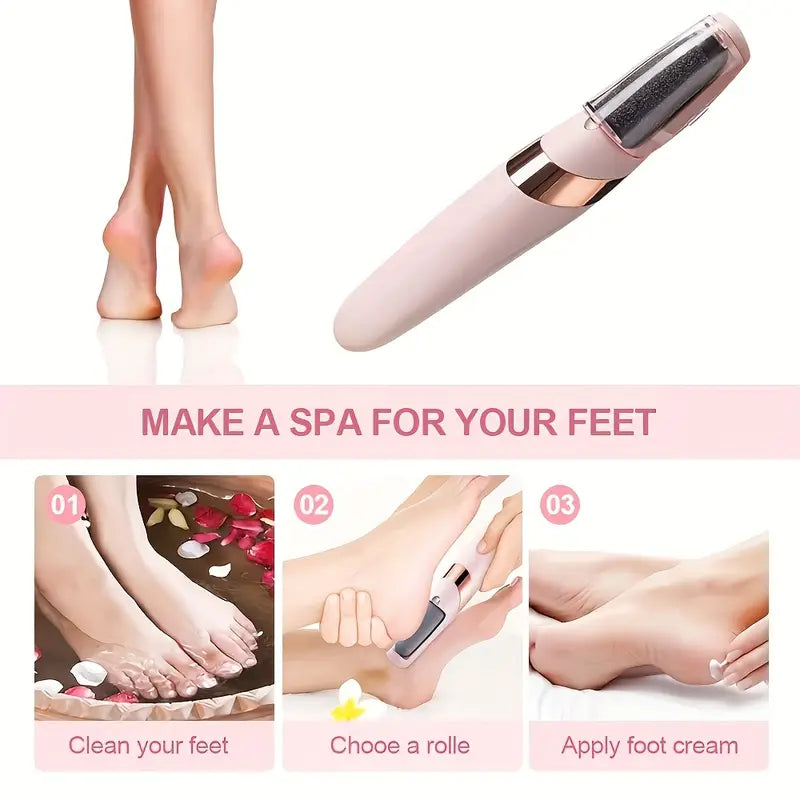 Flewless Pedi Electronic Pedicure Tool (1 Set)