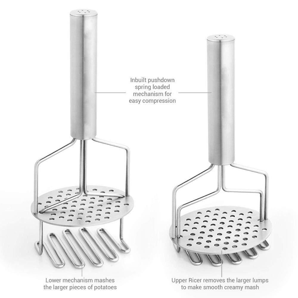_stainless Steel Hand Masher (Mash For Dalvegetablepotatobaby Foodpav Bhaji)