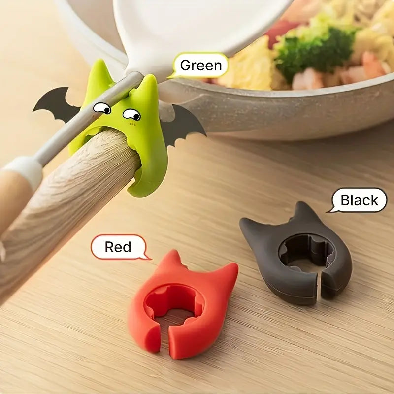 Silicone Spoon & Lid Rest – Anti-Spill, Multi-Functional Kitchen Holder for Cooking & Serving (1pc)