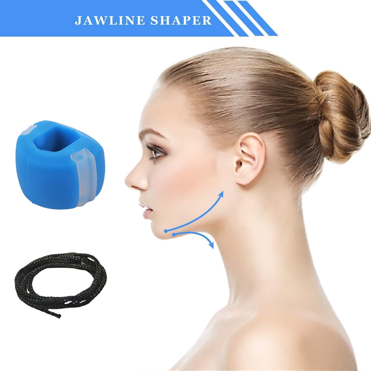 Cn Mix Jaw Exerciser Used To Gain Sharp And Chiselled Jawline Easily And Fast.