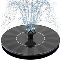 Solar Water Fountain with 5 Spray Modes
