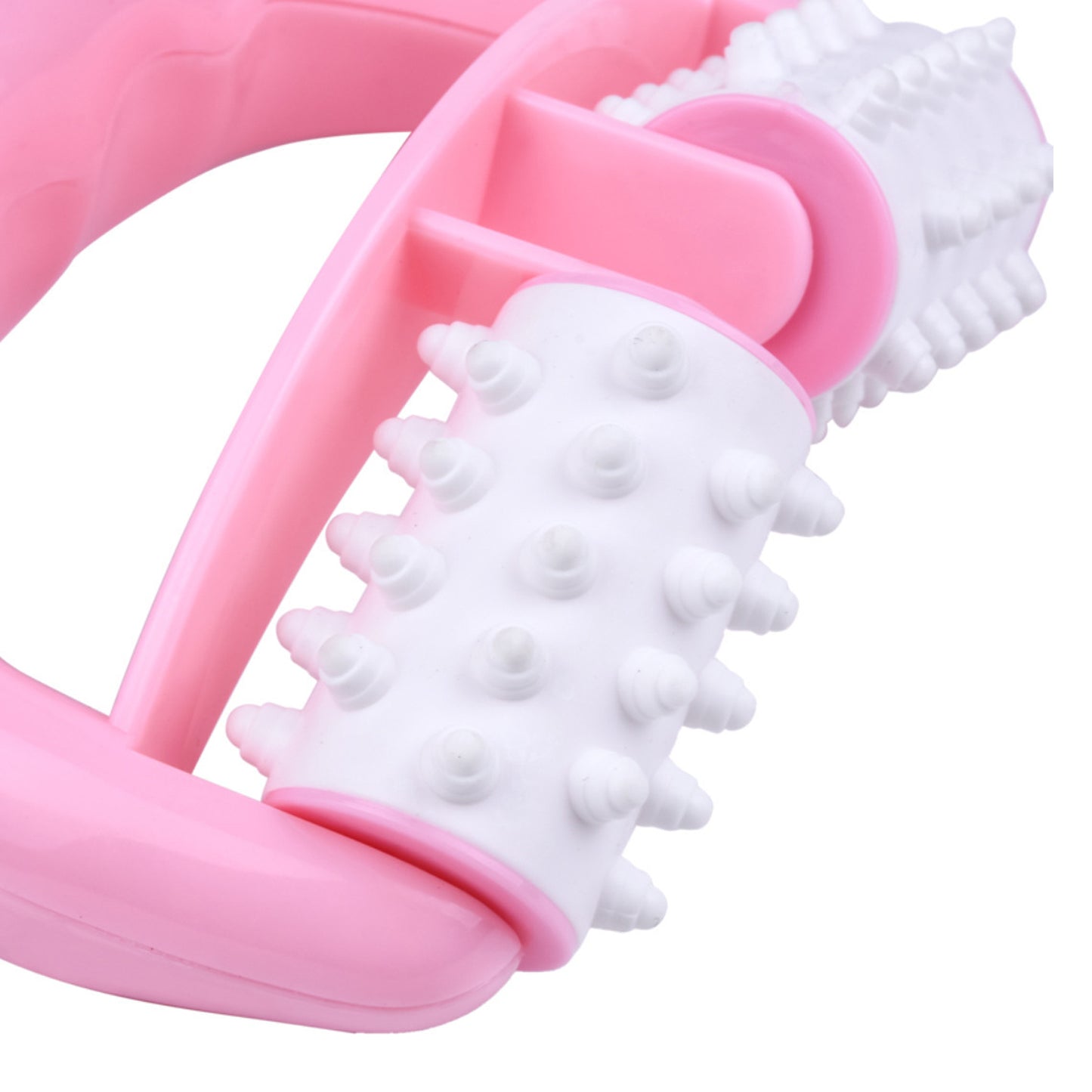 Manual Round Handle Plastic 2 Rollers Massage Roller Cellulite Roller For Legs Arms Back Muscle Pain Relief And Muscle Relaxation