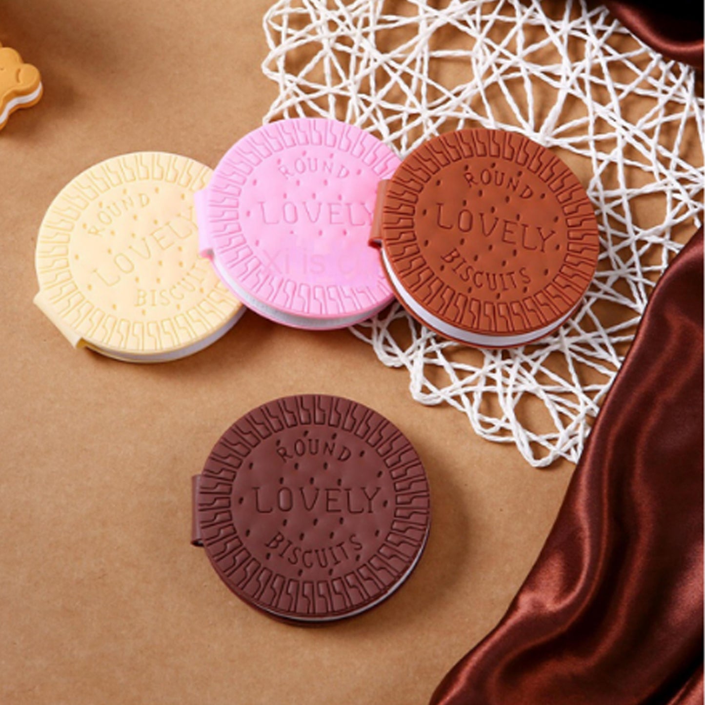 Round Chocolate Diary Notebooks Original Chocolate Smell Writing Practice Book Early Learning Copybook Premium Chocolate Book ( 1pc Book )
