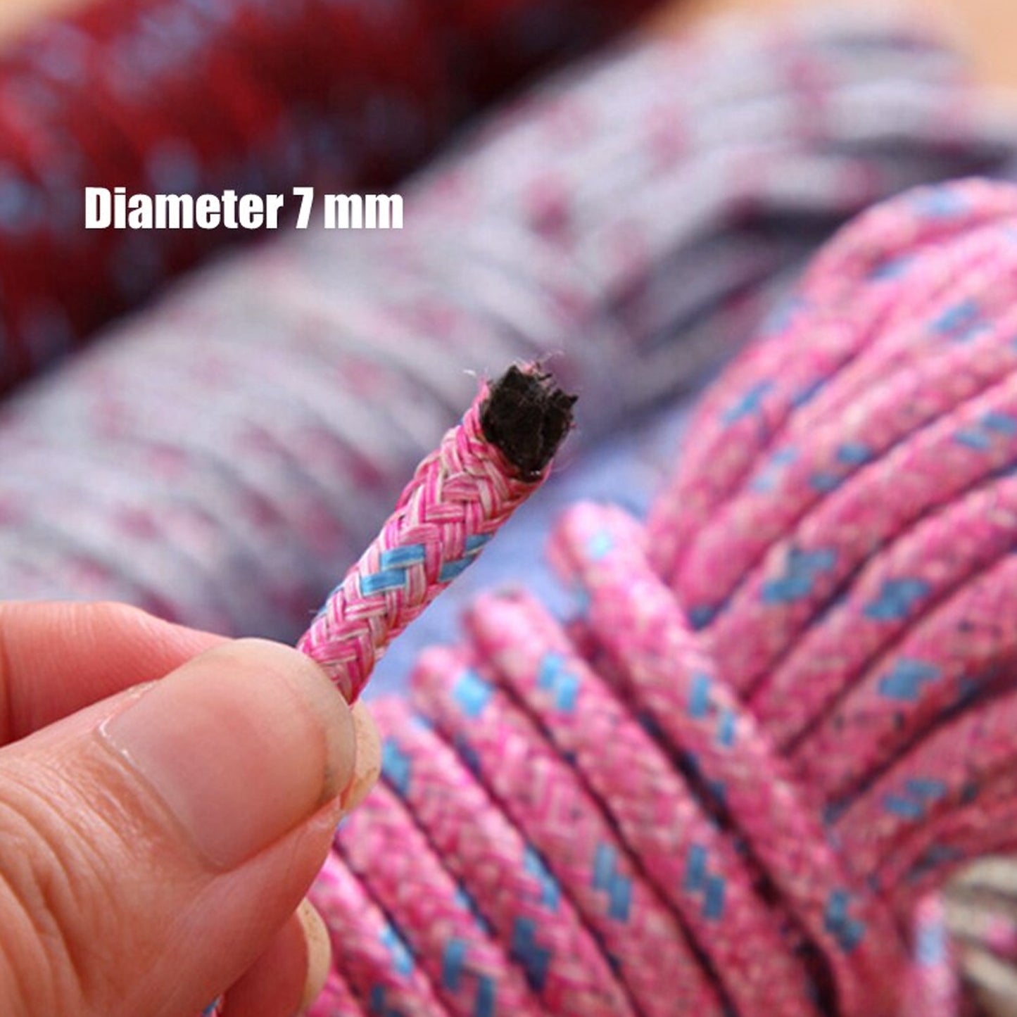 10 Meter Heavy Duty Laundry Drying Clothesline Rope Portable Travel Nylon Cord Sturdy Clothes Line For Outdoor Camping Indoor Crafting Art Projects