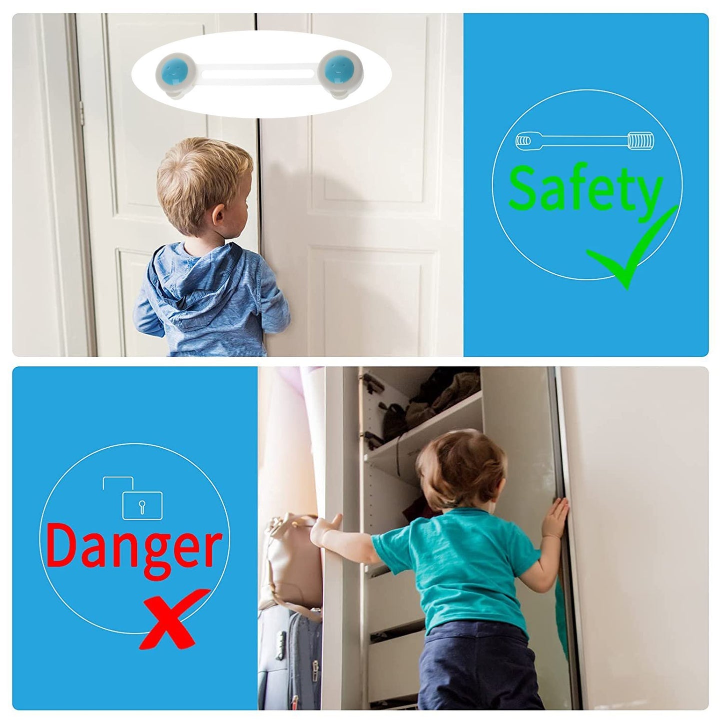 Baby Proofing Child Safety Strap Locks (1pc Only)