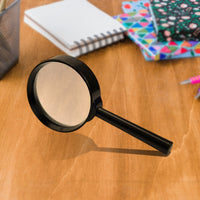 Magnifying Glass Lens - Reading Aid Made Of Glass - Real Glass Magnifying Glass That Can Be Used On Both Sides - Glass Breakage-proof Magnifying Glass Protect Eyes 50 Mm