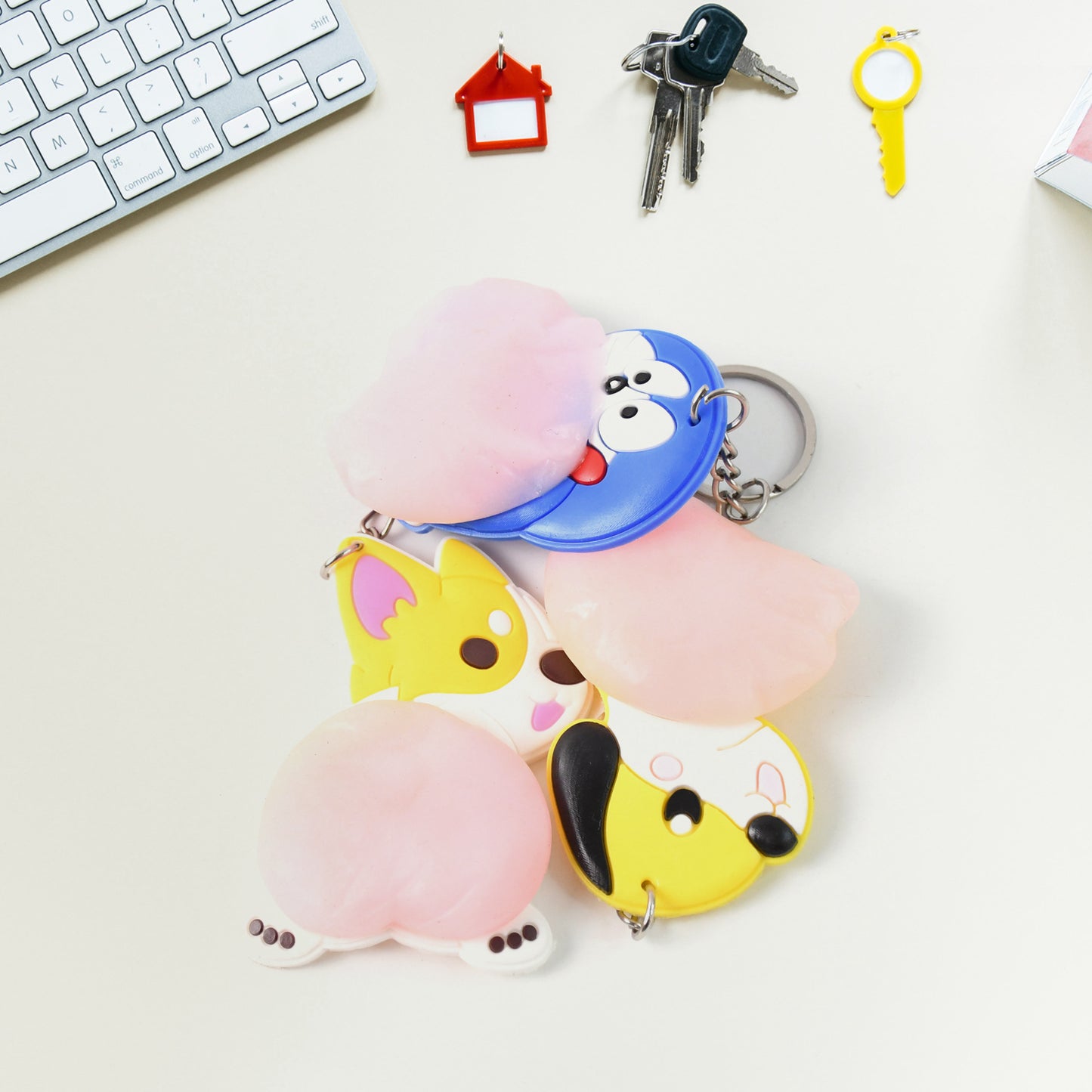 Cartoon Animal Keychain (1 Pc Mix Design)