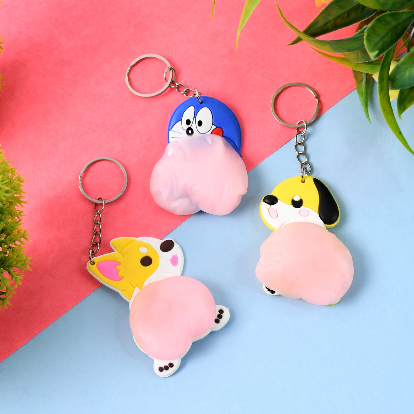 Cartoon Animal Keychain (1 Pc Mix Design)
