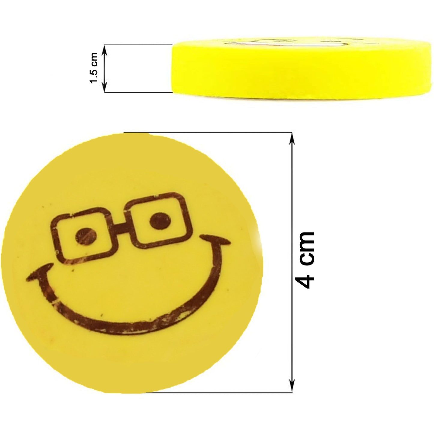 Smiley Design Eraser (1 Pc Mix Design)