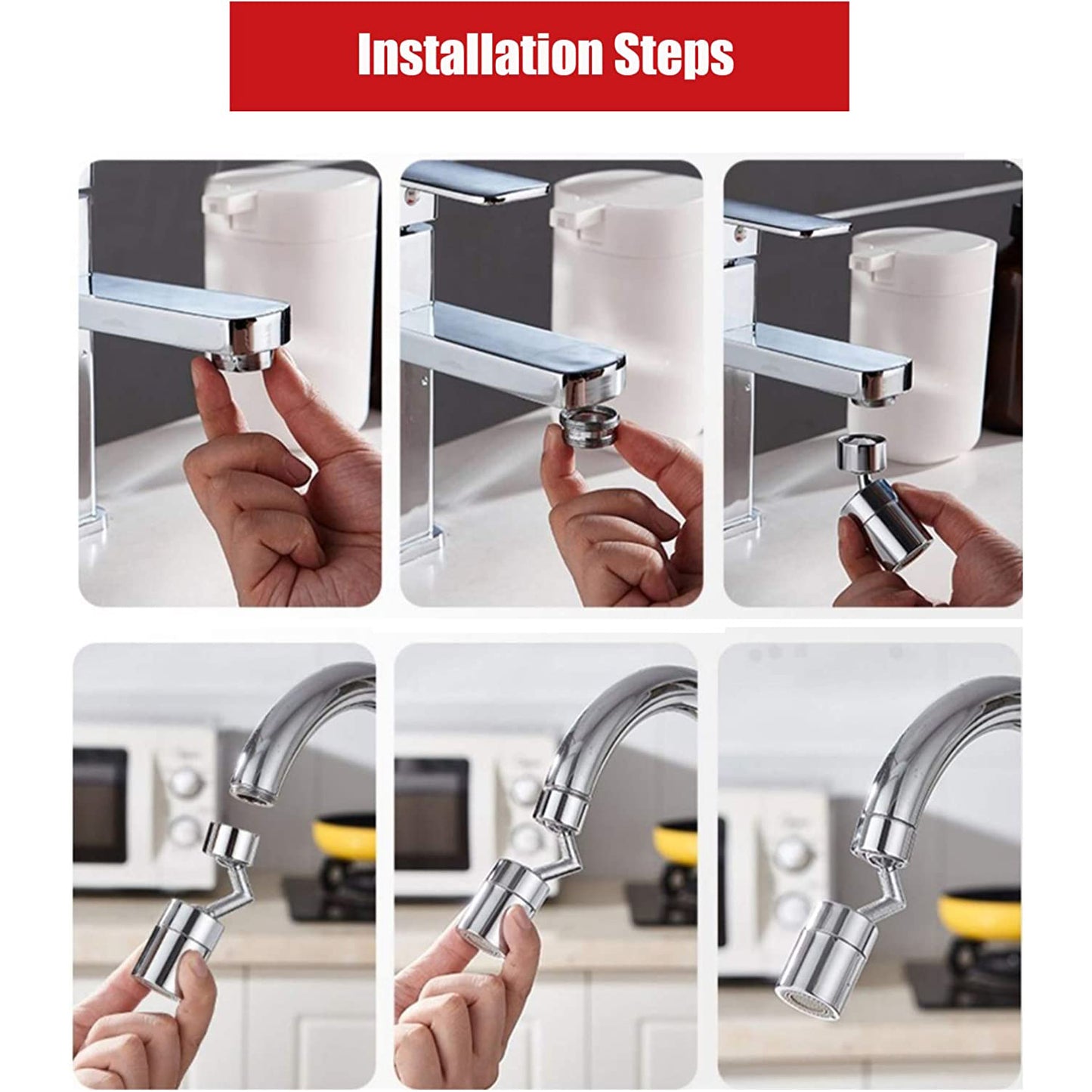 Splash Filter Faucet Sink Faucet Sprayer Head Suitable For Kitchen Bathroom Faucet