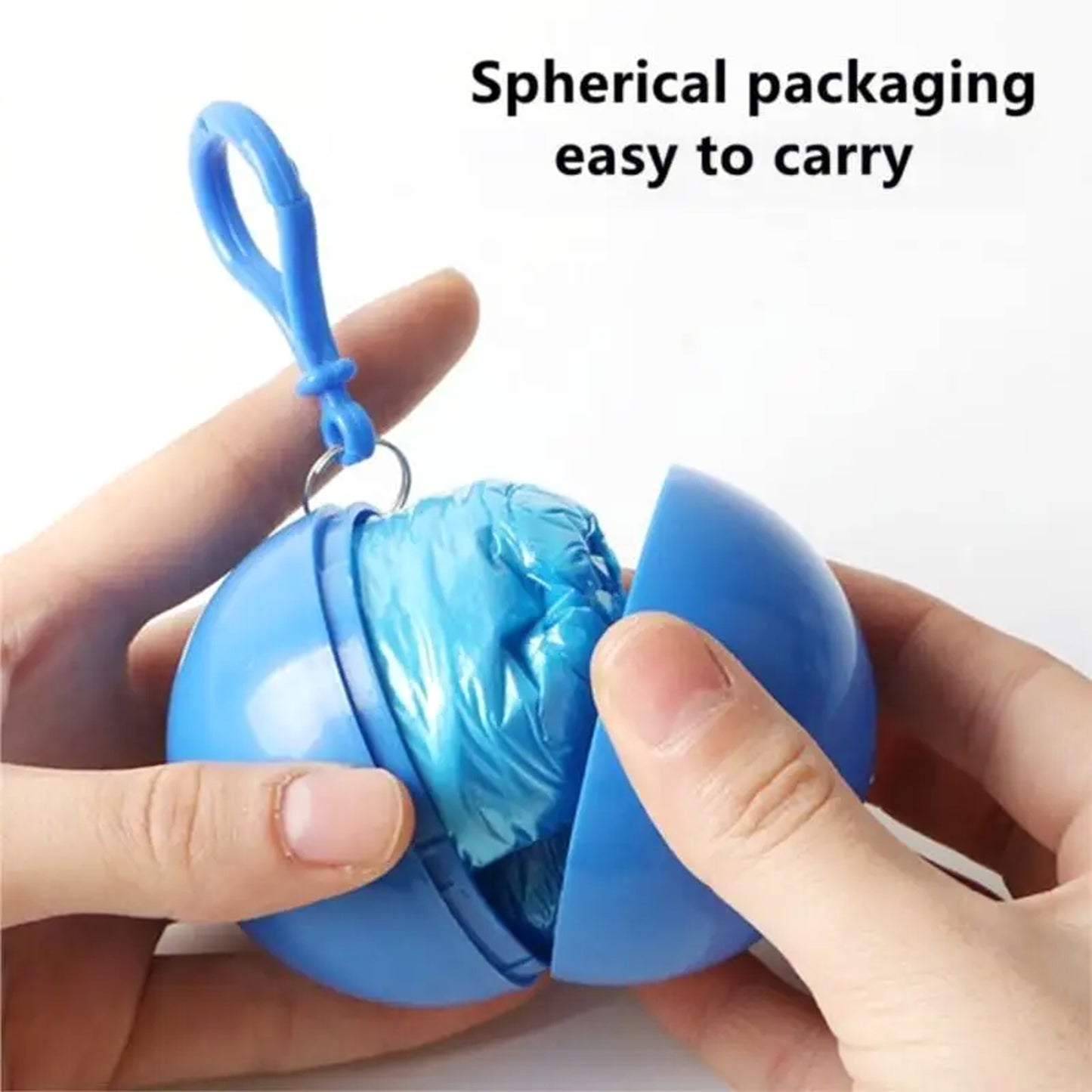 Portable Waterproof Raincoat Balls (1 Pc Multicolor)