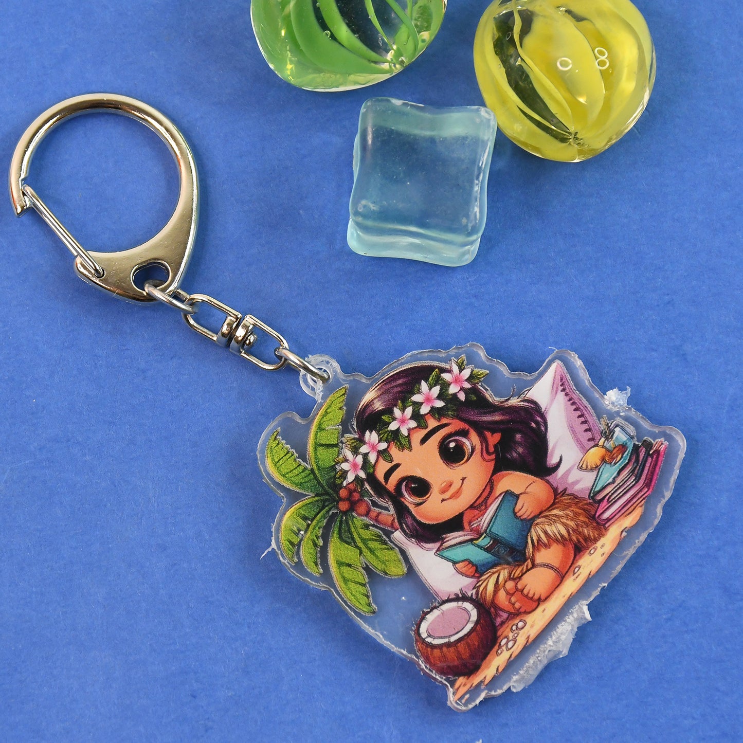 Trendy Designer Assorted Keychains (Mix Design 1 Pc)