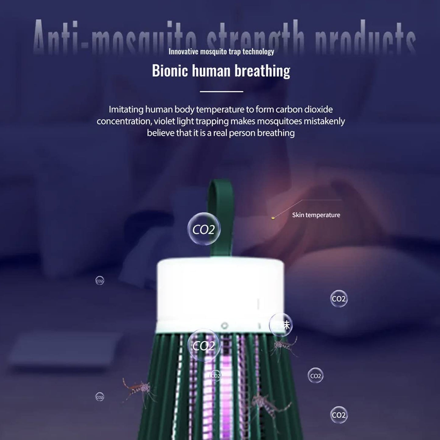Mosquito Killer Machine Mosquito Killer Usb Powered Bug Zapper Mosquito Lamp For Home Electric Led Lamp Mosquito Killer Indoor Outdoor Mosquito Trap Machine