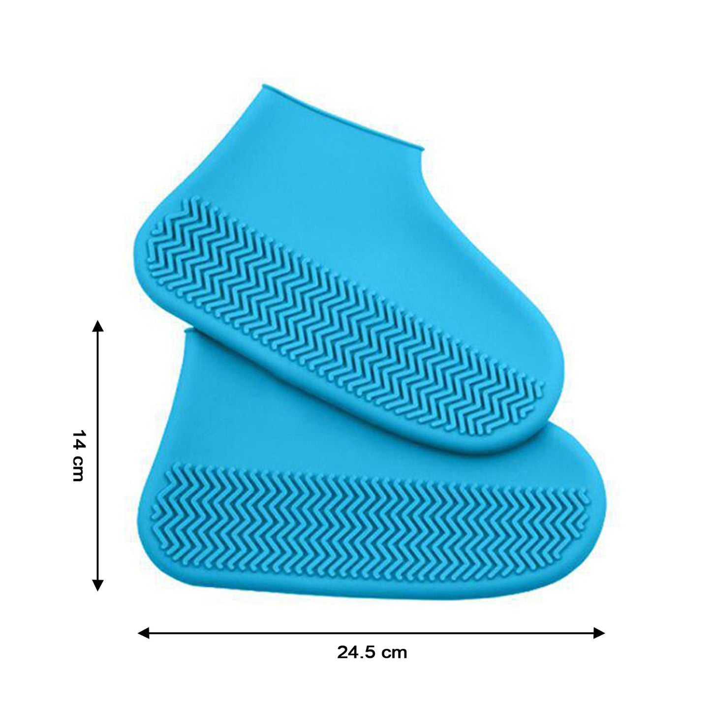 Non-slip Silicone Rain Reusable Anti Skid Waterproof Fordable Boot Shoe Cover