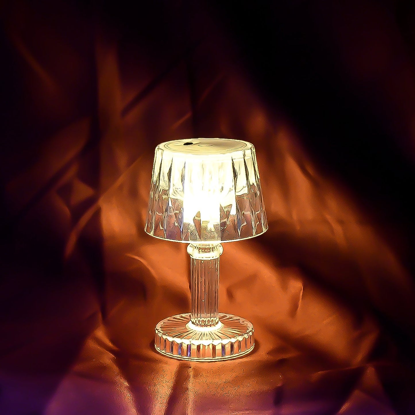 Led Candle Lamp Table Lamp Portable Plastic Lamps (1 Pc Small)