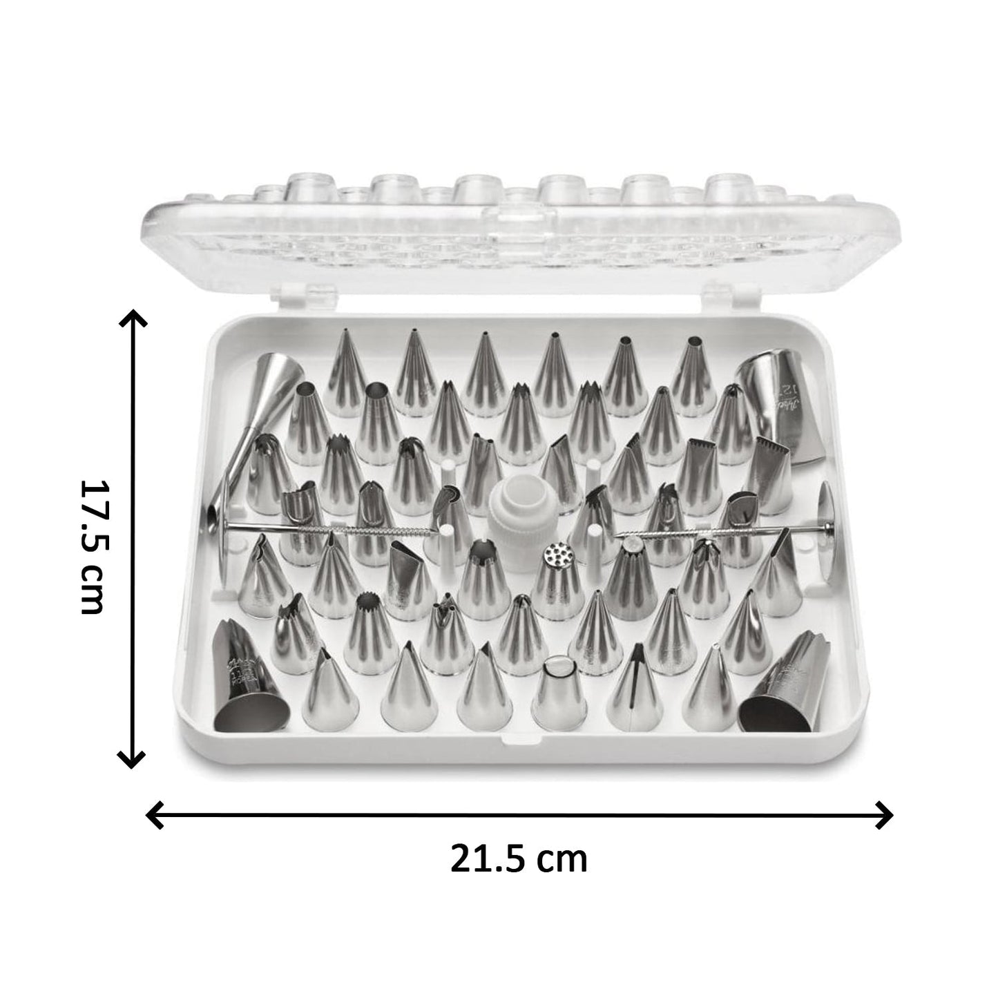 Cake Nozzle Set And Cake Nozzle Tool Used For Making Cake And Pastry Decorations.