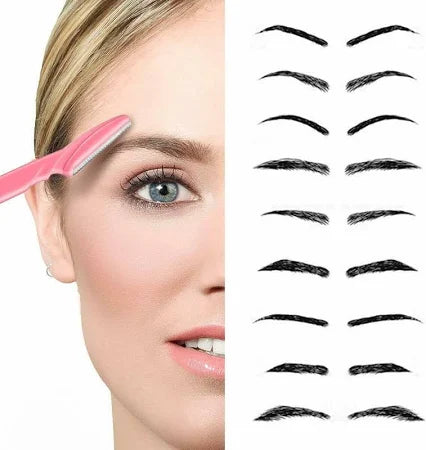 Eyebrow Painless Facial Hair Remover Razor For Face Women And Men (3 Pack)