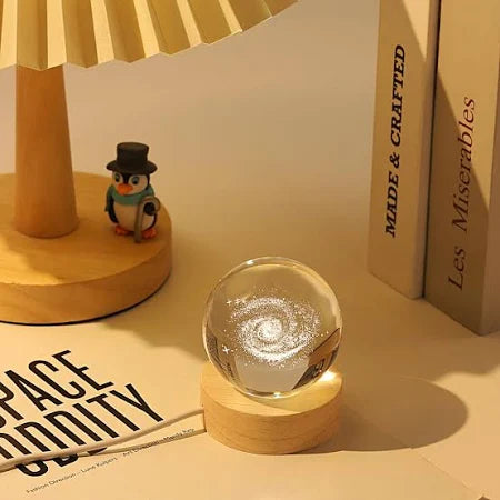 3d Crystal Ball Lamps With Base (1 Pc)