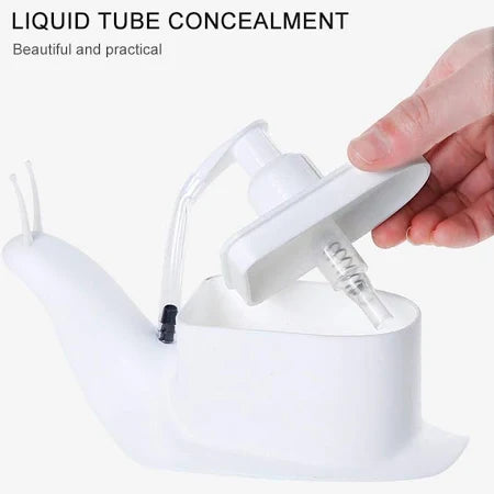 Portable Snail Shape Liquid Soap Dispenser
