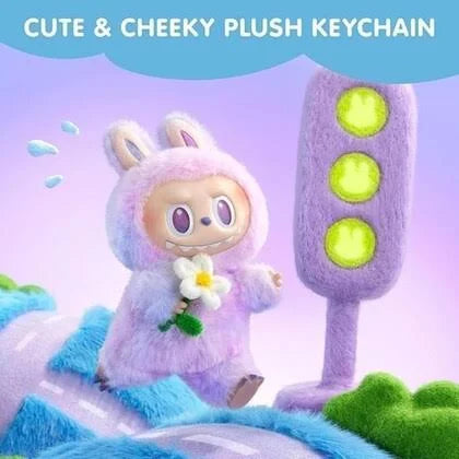 Plush Toy Cartoon Keychain With Hook Assorted Colorful Animal Design 1 Pc (Mix Design)