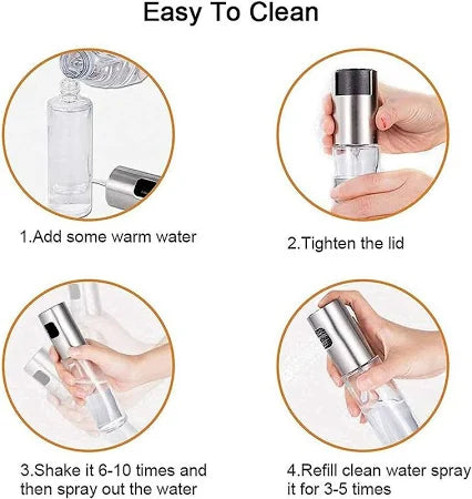 Oil Sprayer Dispenser Oil Versatile Glass Spray Bottle For Cooking Multi Use Bottle
