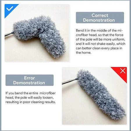 Microfiber Dusters For Cleaning Telescoping Feather Duster With 100 Inches