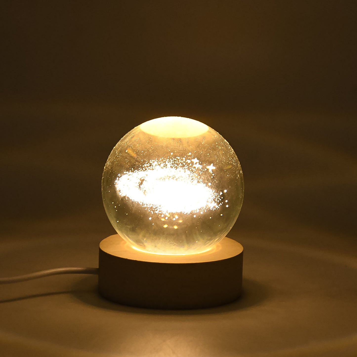 3d Crystal Ball Lamps With Base (1 Pc)