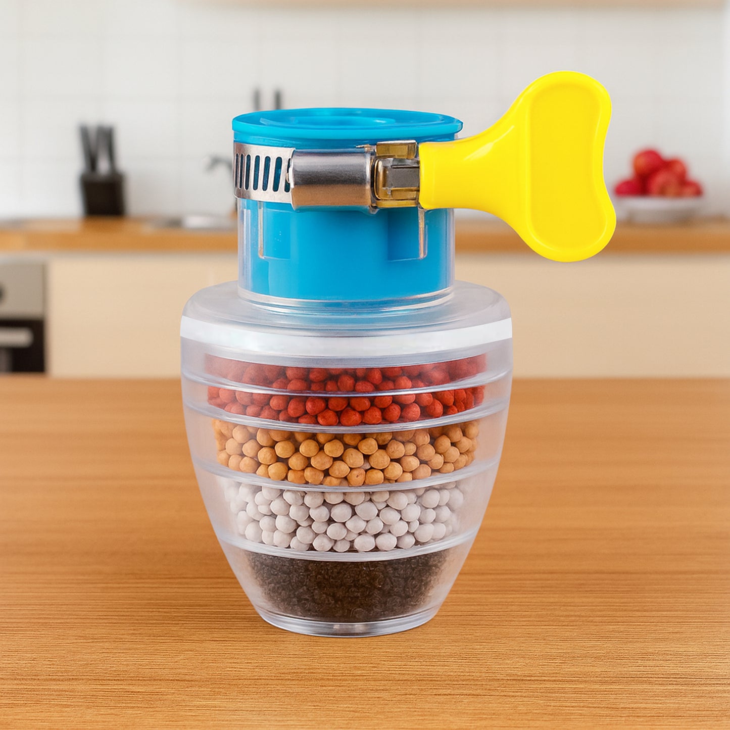 Water Faucet Clean Purifier Filter Cartridge Water Tap Upgrade Universal Interface Faucet Filter (Six Layer Purifier)