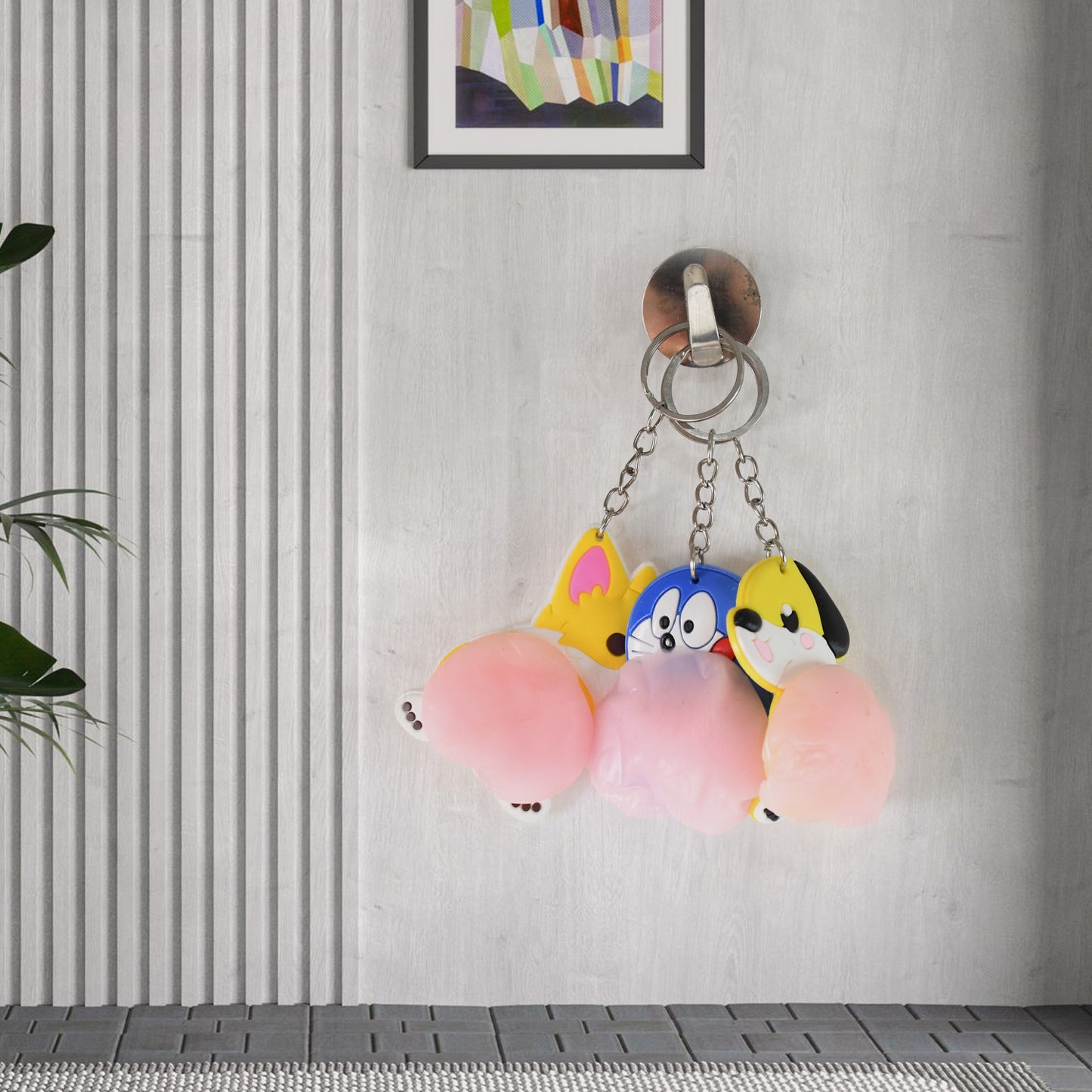 Cartoon Animal Keychain (1 Pc Mix Design)