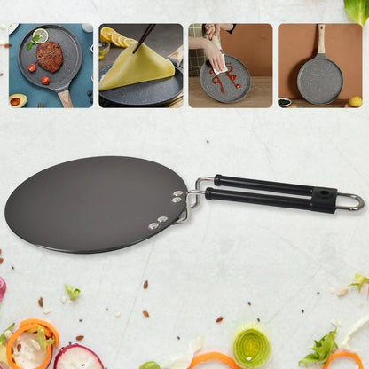 Premium Non-stick Flat Roti Tawa With Heat-resistant Handle (10 Inch  1 Pc)