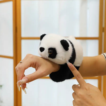 Unisex Stuffed Animal Slap Bracelets Plush Panda