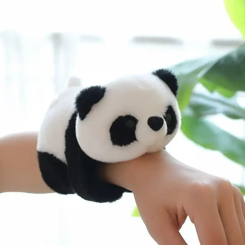Unisex Stuffed Animal Slap Bracelets Plush Panda