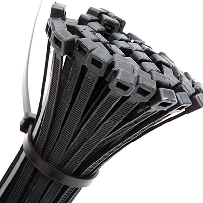 3x100mm Nylon Self Locking Cable Ties Heavy Duty Strong Zip Wire Tie. Pack Of 100pc