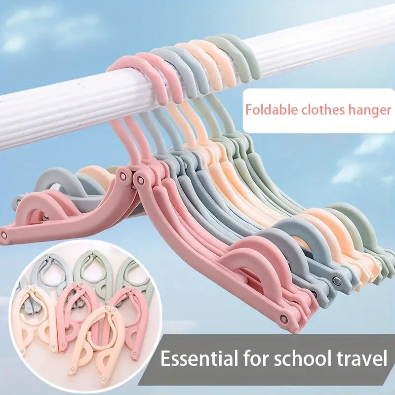 Travel Hangers Portable Folding Clothes Hangers (1 Pc)