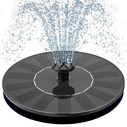 Solar Water Fountain with 5 Spray Modes