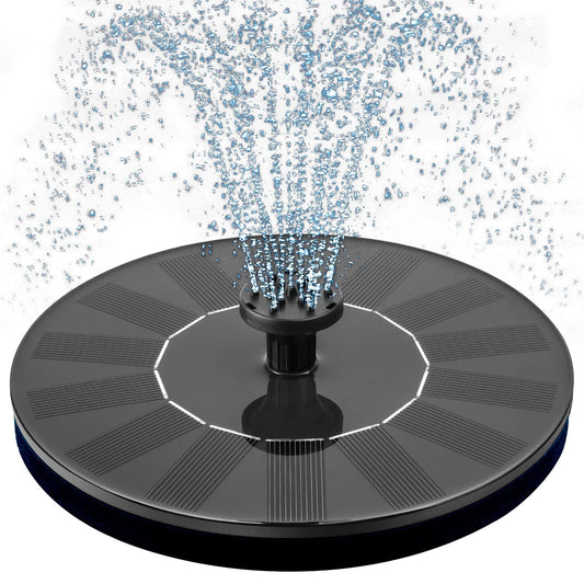 Solar Water Fountain with 5 Spray Modes