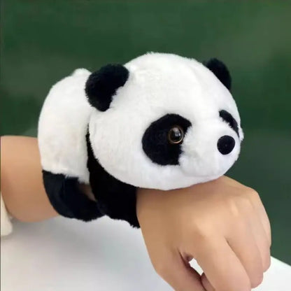 Unisex Stuffed Animal Slap Bracelets Plush Panda