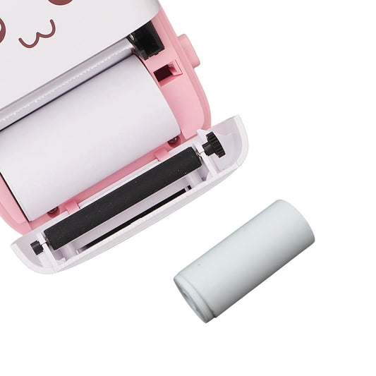 Small Thermal Printer Paper Printing Paper Roll Aging Resistant Fast Color Rendering Portable Clear Printing For Travel (1 Pc  Printing Paper Roll )