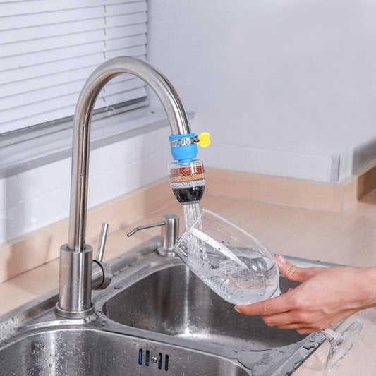 Water Faucet Clean Purifier Filter Cartridge Water Tap Upgrade Universal Interface Faucet Filter (Six Layer Purifier)