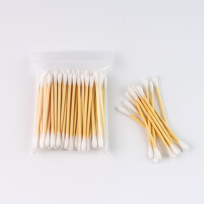 Eco-friendly Wooden Cotton Ear Buds (1 Pkt  100 Pcs Approx)