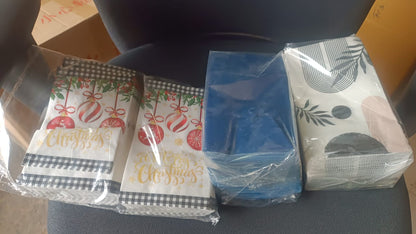 Multi-color  Printed Disposable Food Wrapping Paper Set (20 Pc)