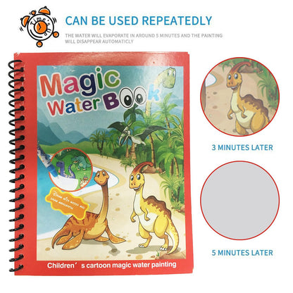 Magic Water Quick Dry Book Water Coloring Book Doodle With Magic Pen Painting Board