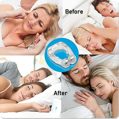 Anti Snore Device For Men And Woman Silicone Magnetic Nose Clip For Heavy Snoring Sleeper Snore Stopper Anti Snoring Device (1 Pc)