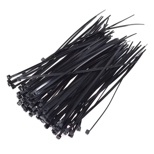3x100mm Nylon Self Locking Cable Ties Heavy Duty Strong Zip Wire Tie. Pack Of 100pc