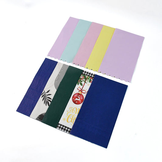 Multi-color  Printed Disposable Food Wrapping Paper Set (20 Pc)