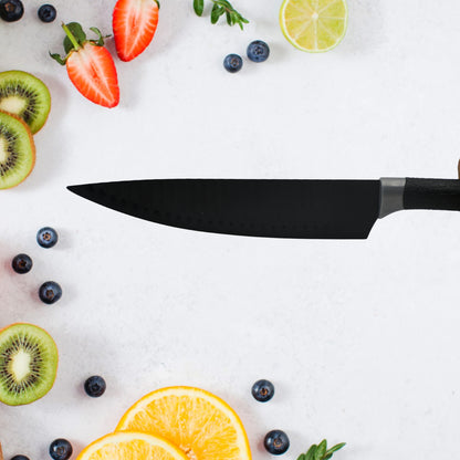 6-Piece Professional Stainless Steel Knife Set with Peeler & Scissors