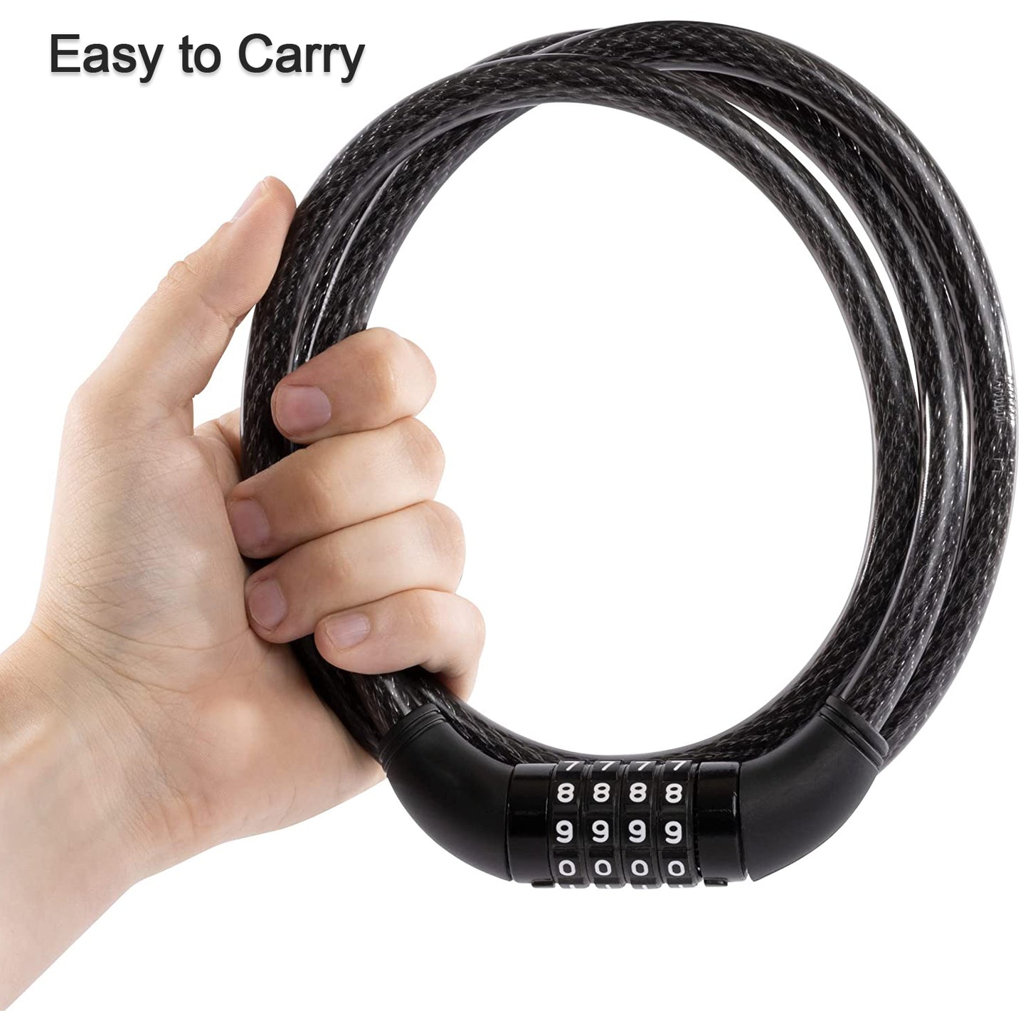 Heavy Duty Multi-purpose Plastic Combination Lock For Helmet  Multi Use